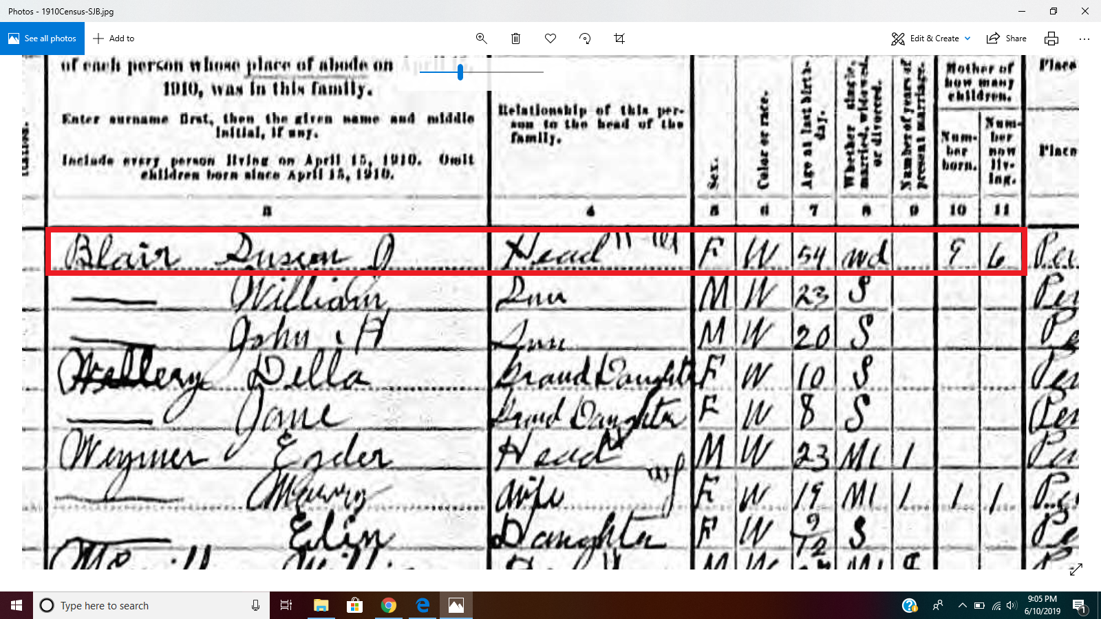 1910 Census